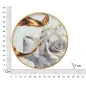 Zegarek GLASS ROSE Ø 60X5 cm